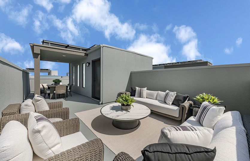 Rooftop patio