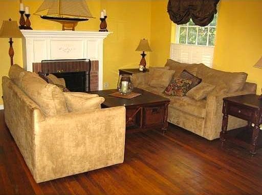 One of 2 Fireplaces & Wood floors