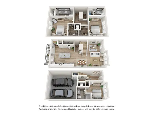 Floor plan Townhome 2