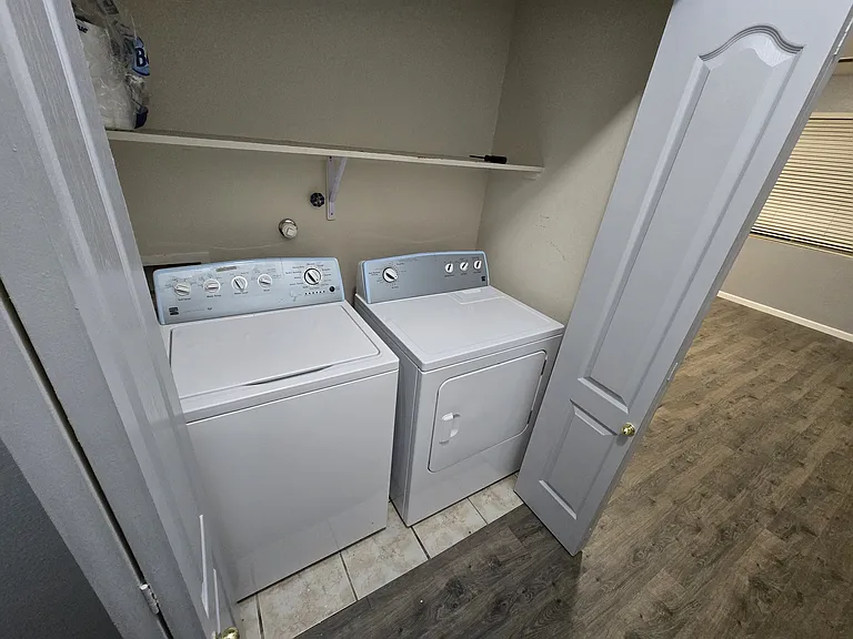 Washer and dryer