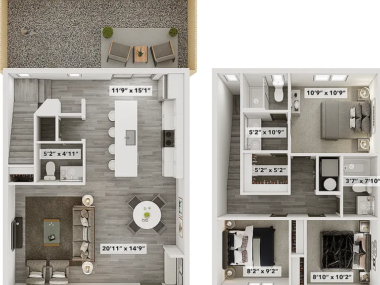 3 BR x 2.5 BA Townhome with Washer/Dryer 3 BR x 2.5 BA Townhome with Washer/Dryer