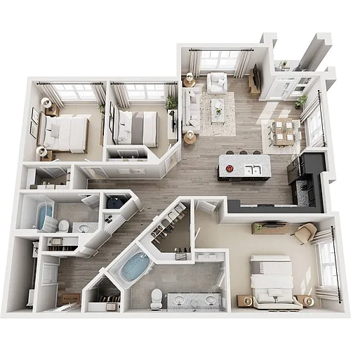 Floor plan 3B