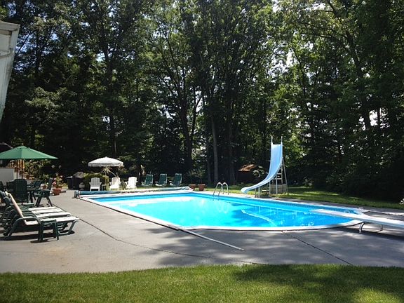 Private backyard