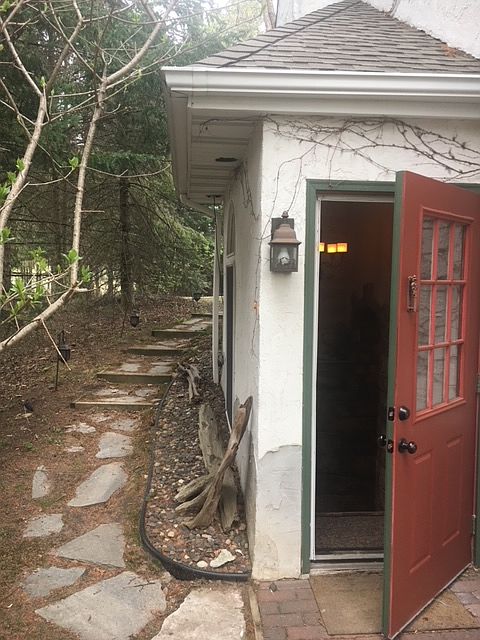 The entrance