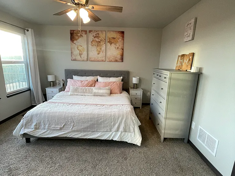 Primary bedroom on main floor level