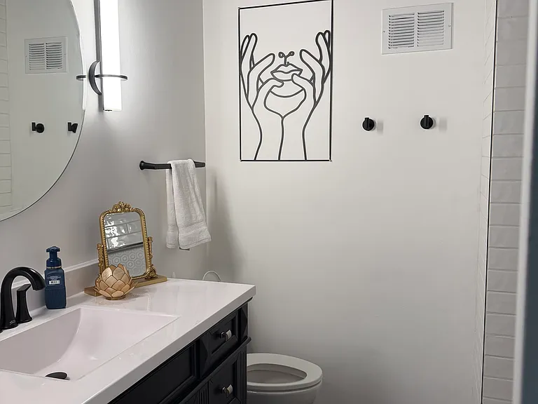 Shared Bathroom with Large Shower