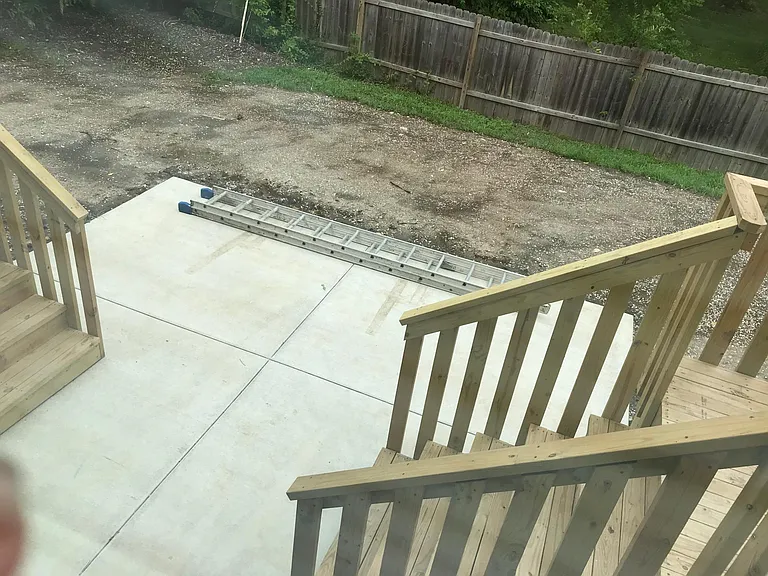 Shared Patio below deck