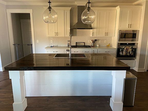 Large kitchen island