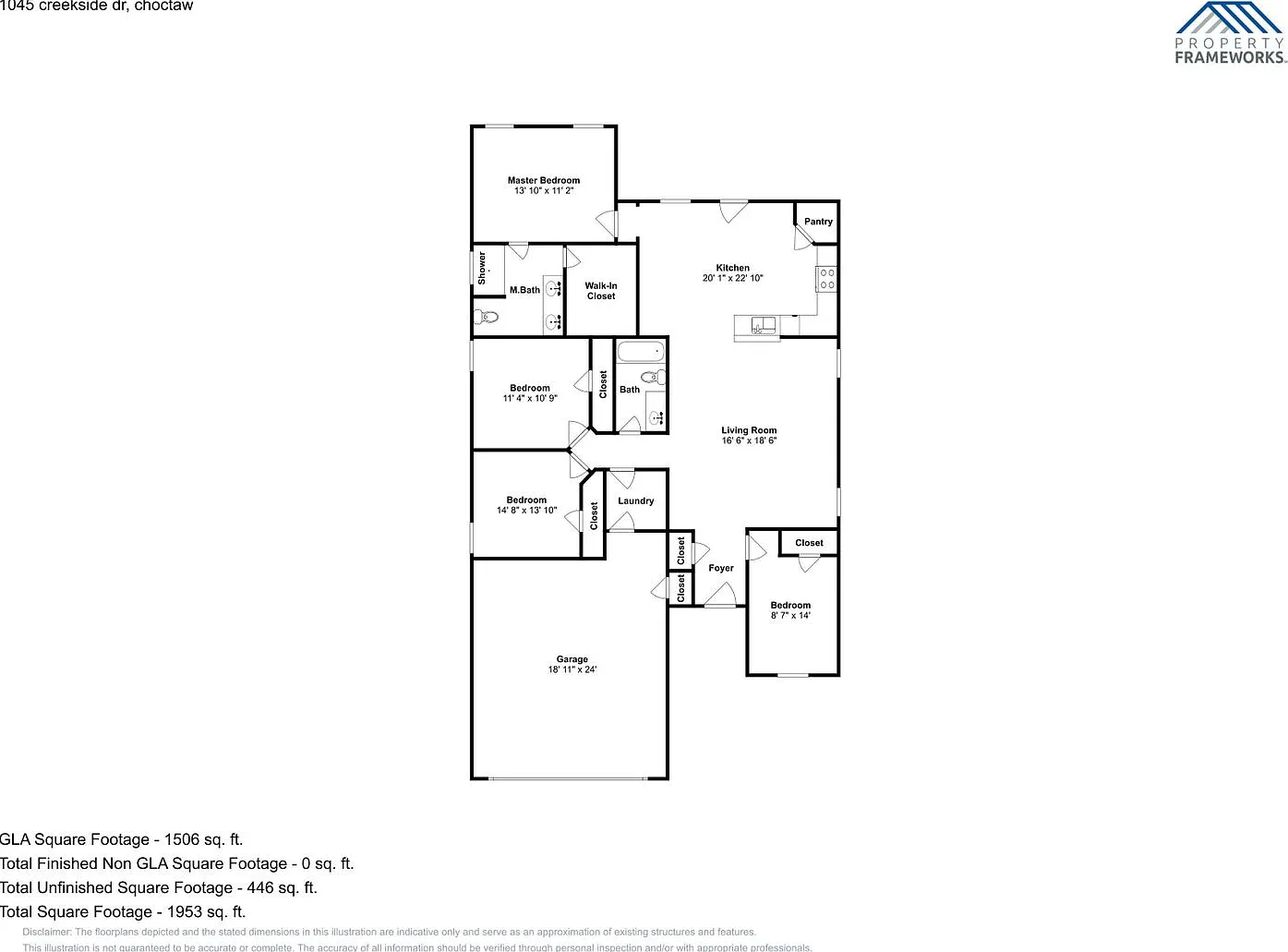 Very Nice 4 bedroom 2 bath home in Choctaw schools — Photo 2