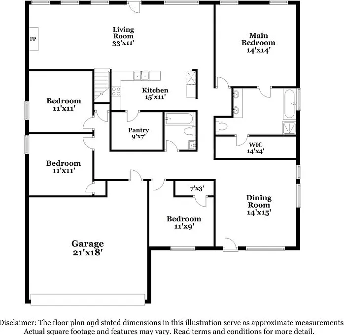 4 bed, 2.0 bath, 2289 sqft, $2,140 — Photo 2
