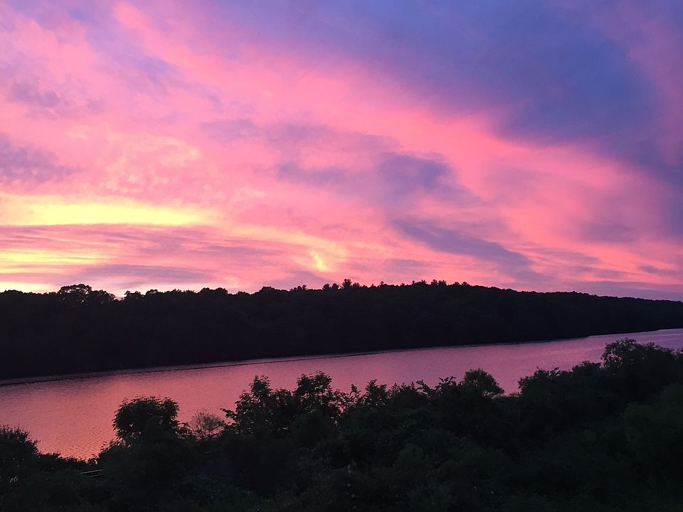 Sunset view off back deck 
