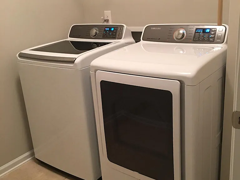 upgraded new washer and dryer