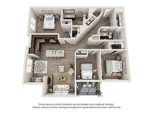 Floor plan 3X2-1434