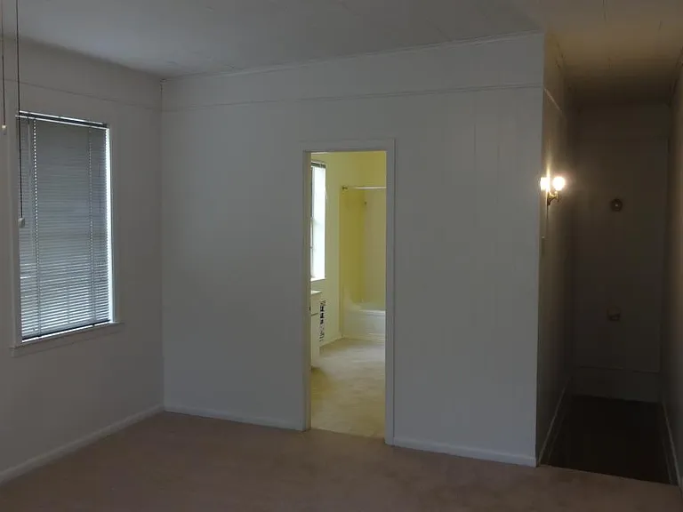 Bathroom entry from bedroom