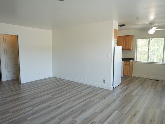 Living room into dining area
