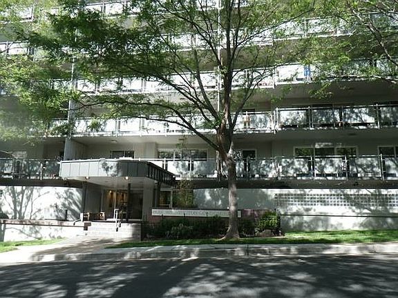 front of building