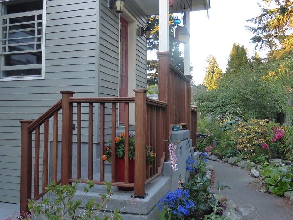 Replaced/enclosed back porch