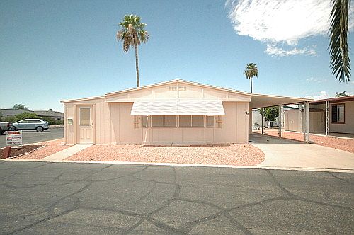 Furnished, 2 Bedroom Home w/ AZ Room in Gated 55+ Park (Pets OK)