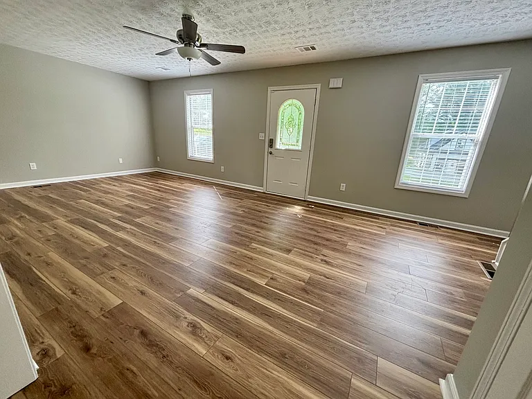 Large Family room with all new floors