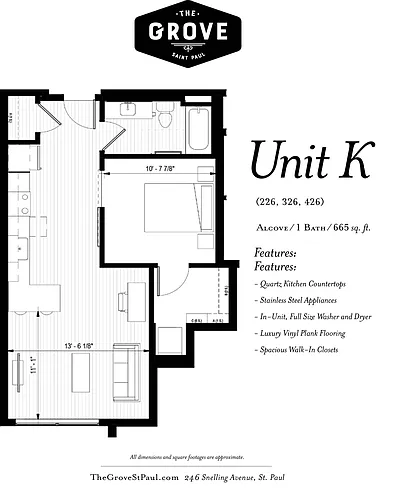 Floor plan K