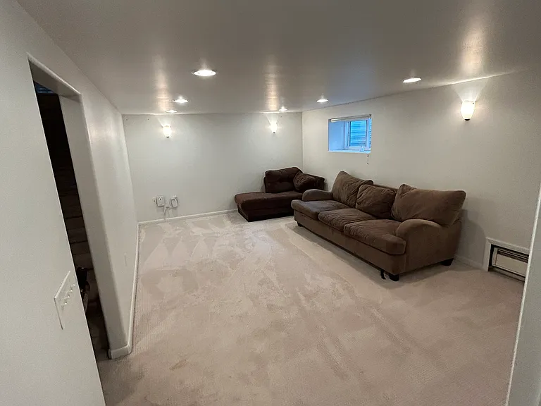 Downstairs living room space