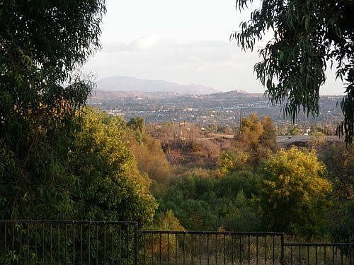 View from the deck to the Dry Lakebed