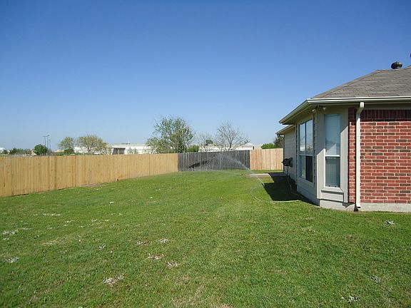 Large back yard side view