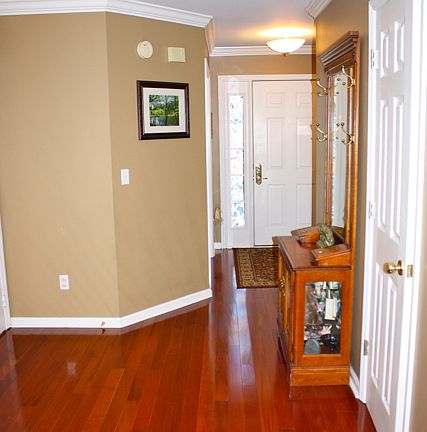 New Hardwoods in entry