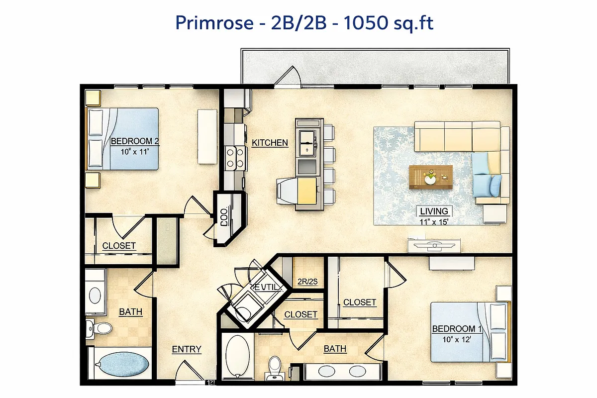 Floor plan Primrose