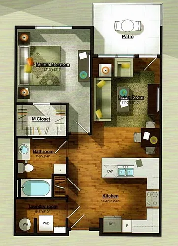 Floor plan Oak