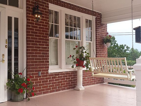 Front Porch with swing