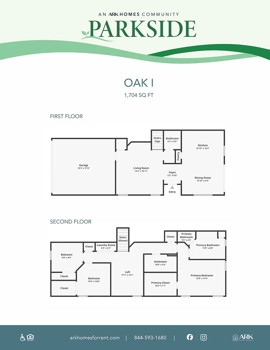 Floor plan Oak I