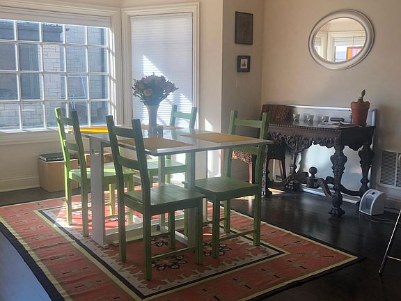 First floor living or dining area with furniture