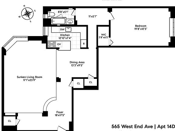 2nd image of 565 W End Ave APT 14D