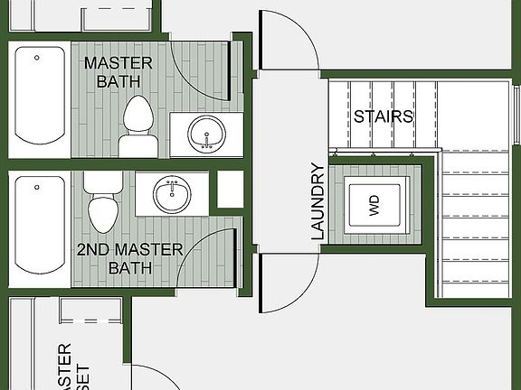 2nd Floor - 2nd Master Option