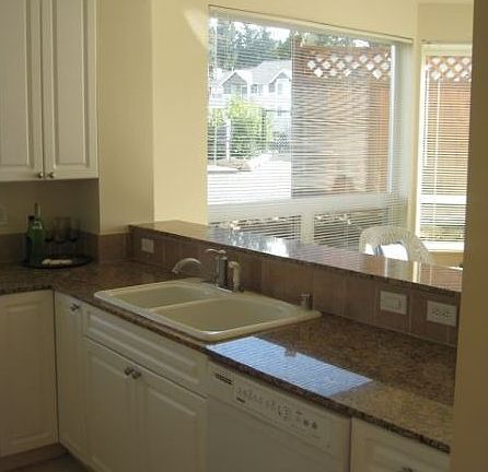 Looking out from kitchen