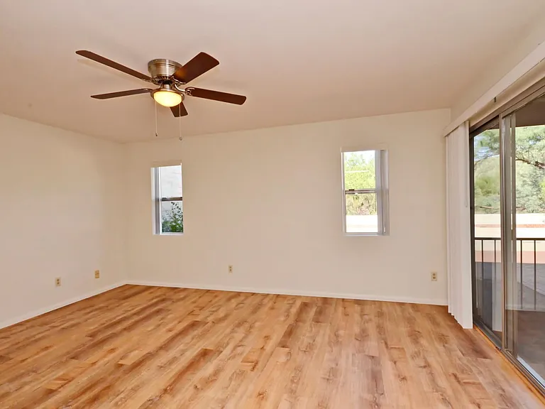 Primary bedroom with access to Arizona Room.