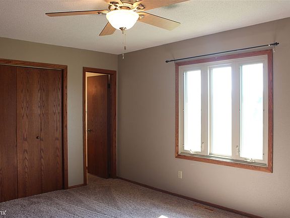Master bedroom leading to master bathroom