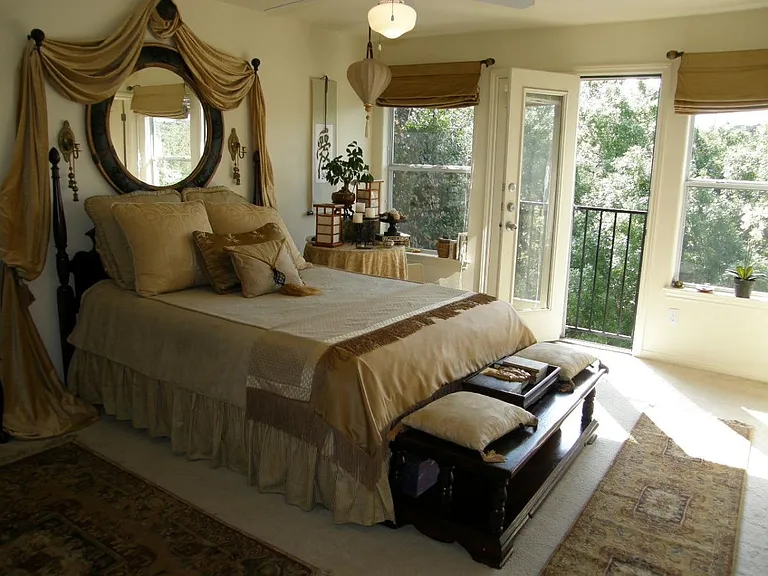 Romantic master suite up is oversized w./ SPECTACULAR views
