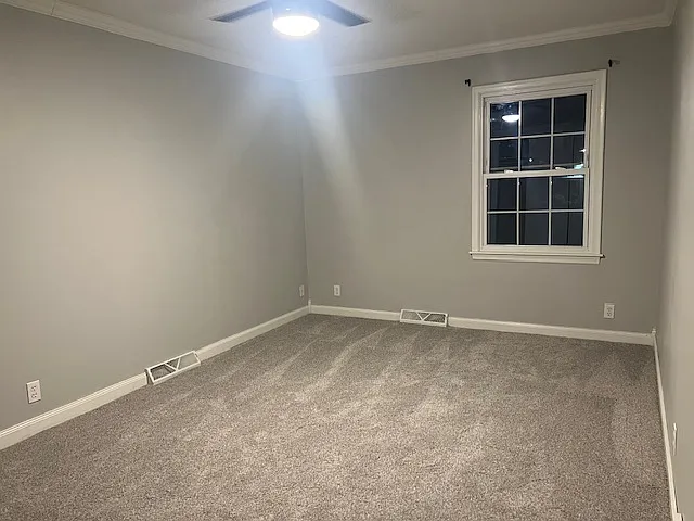 Primary Bedroom with New Carpet.