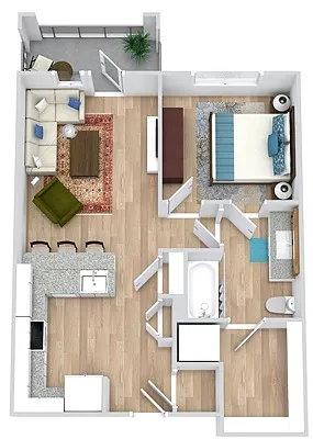 Floor plan Pikes Peak