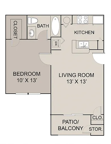 Floor plan REID - A1