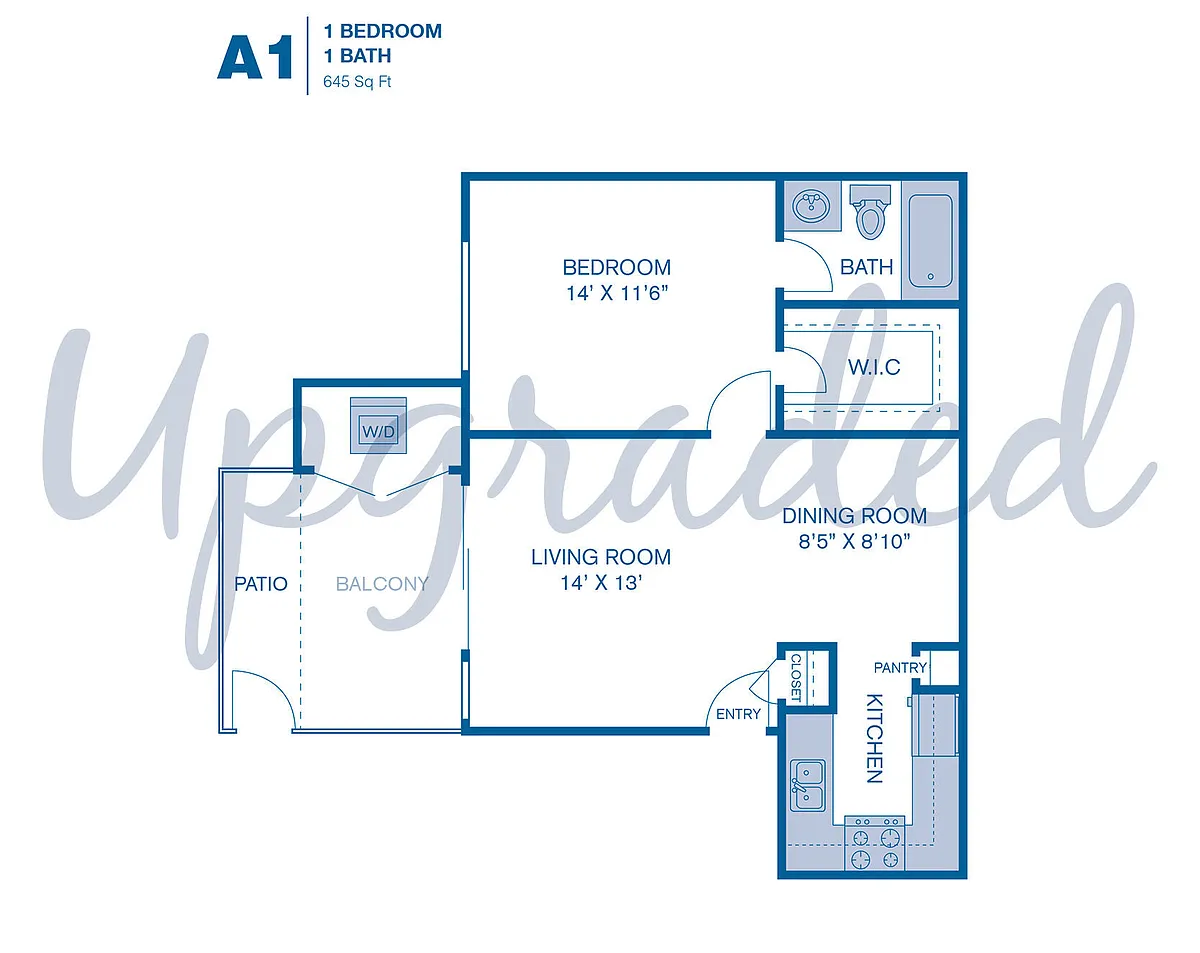 Floor plan A1UPGRADE