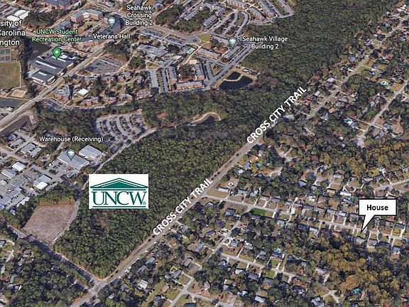 Located within walking distance to UNCW and the Cross City Trail. Easy bike ride to Mayfaire and Wrightsville Beach.