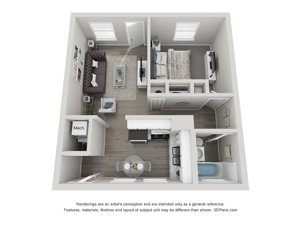 Floor plan 1X1