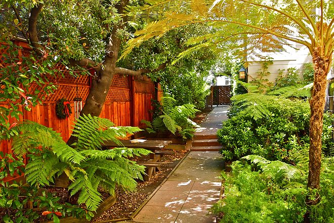 Exterior Garden Courtyard