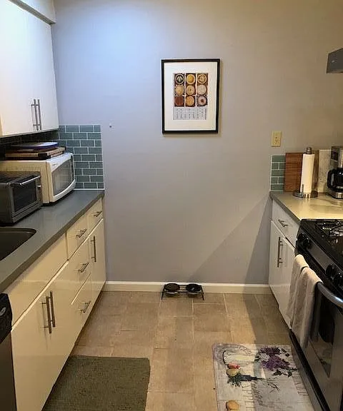 Quartz countertops and newer cabinets