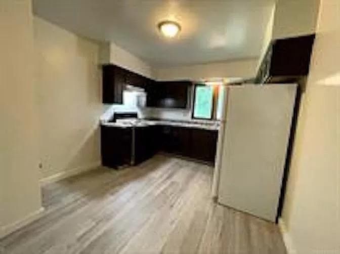 Kitchen with area for table