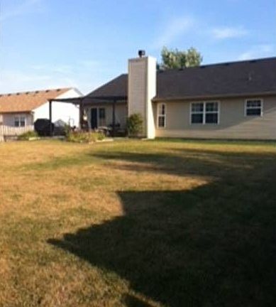 fenced in yard