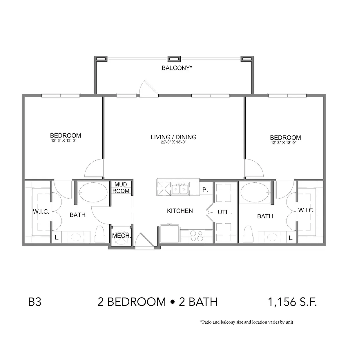 Floor plan B3
